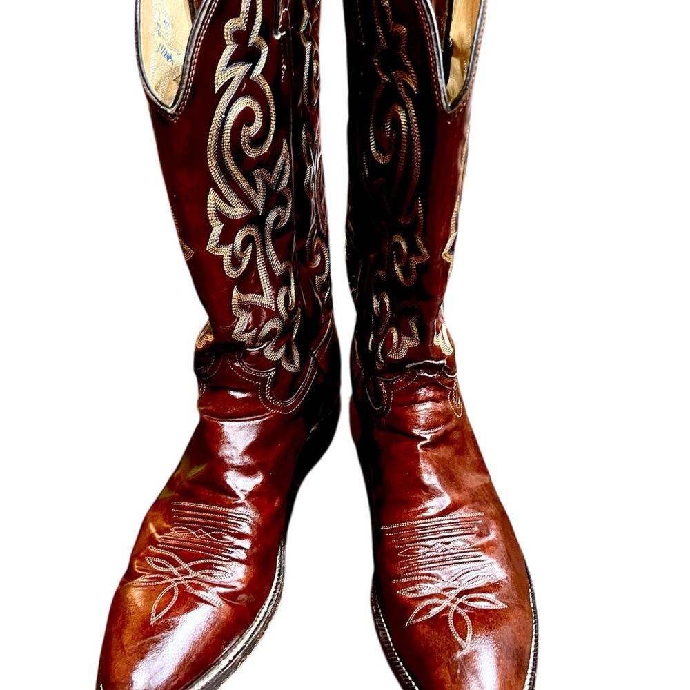 Justin Boots Rich Brown Western Boots